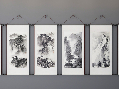 Chinese Landscape Painting Hanging Painting Decorative Painting model