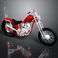 Motorcycle Two-wheeled Motorcycle Cross-country Motorcycle Road Race Motorcycle Motor Vehicle Transport 3d model