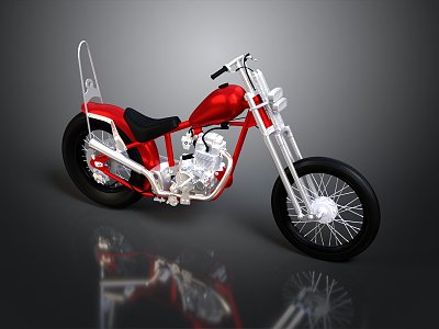 Motorcycle Two-wheeled Motorcycle Cross-country Motorcycle Road Race Motorcycle Motor Vehicle Transport 3d model