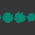 Various Green Shrubs With Different Sizes And Lush Dense Foliage For Landscaping