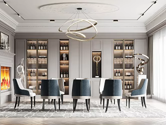 American Restaurant 3d model
