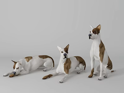 The Modern Dog 3d model