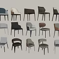 Various Modern Dining Chairs With Stylish Designs Neutral Tones And Wooden Legs