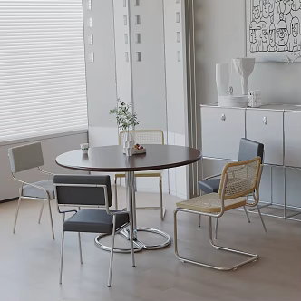 Modern table combination 3d model
