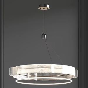 Light Luxury Chandelier 3d model