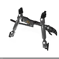 Robotic Character Bionic Leg Structure With Metallic Joints And Mechanical Design