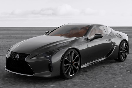 sports car Lexus LC 3d model