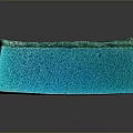 Blue and Green Cleaning Sponge with Absorbent Surface for Household Use 3d model
