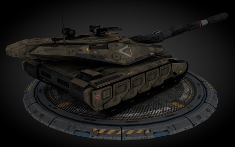 Modern Tanks 3d model