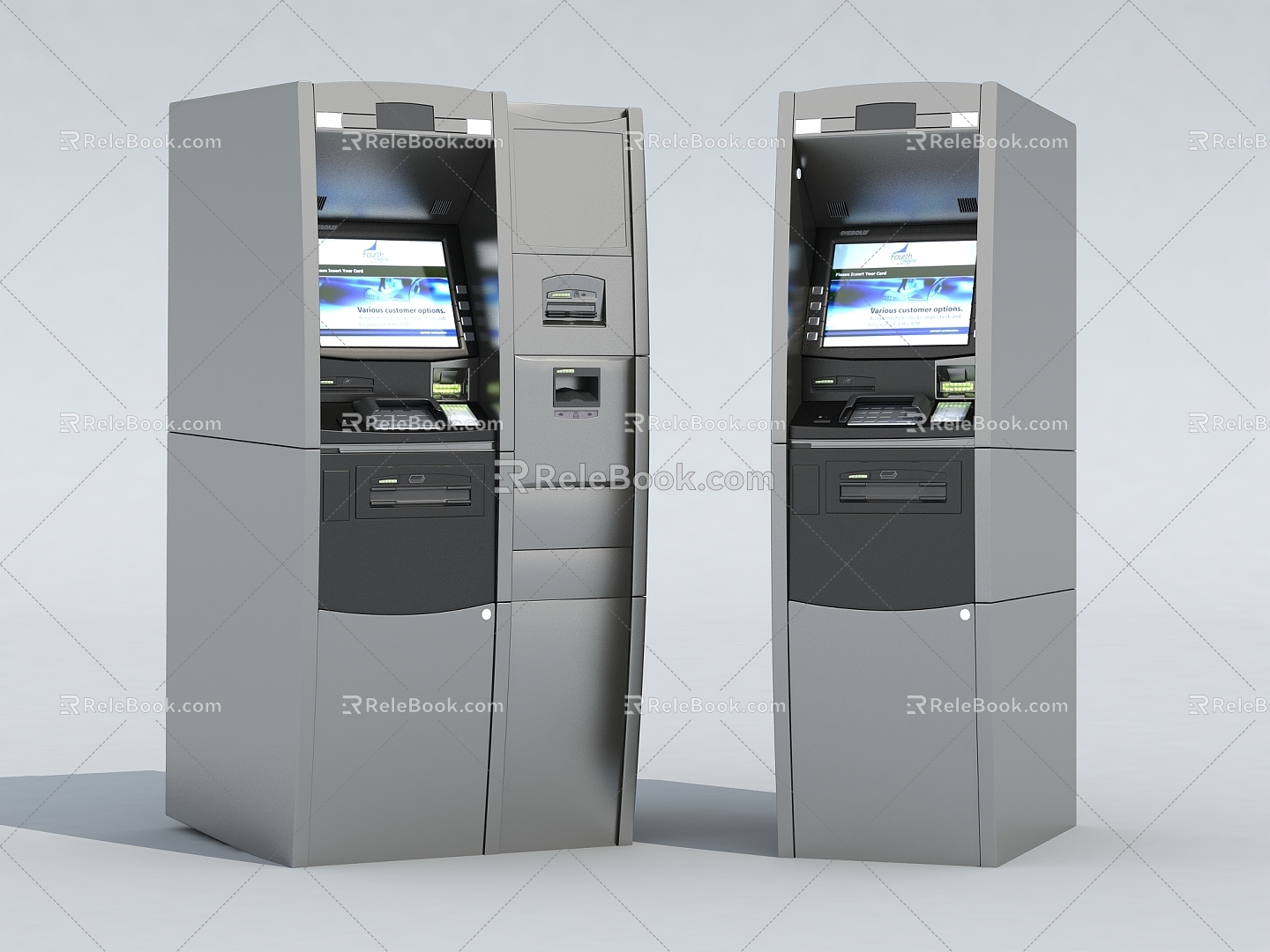 ATM Self-service Teller Machine 3d model