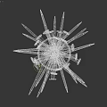Spiked Wooden Baseball Bat Weapon With Metal Nails and Solid Structure