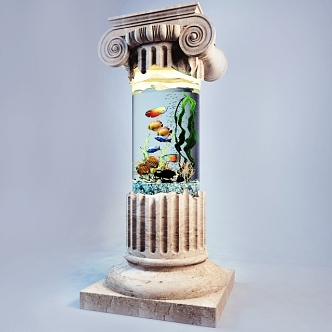 Fish tank 3d model