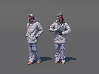 modern man 3d model