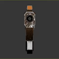Futuristic Sci Fi Weapon Design With White Black Grip And Barrel