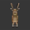 Pixel Art Style Goat Shaped Decorative Furniture For Home Decoration