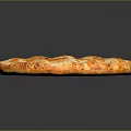 Golden Crust Pizza With Melted Cheese And Red Pepper Flakes Baked To Perfection