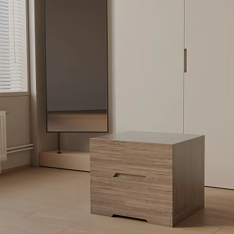 Modern bedside table 3d model