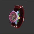 Elegant Luxury Watch With Black Leather Strap And Silver Dial Design