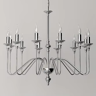 American chandelier 3d model
