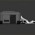 Portable Projection Monitoring Device With Modern Design Control Panel And Cable Accessory