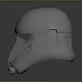 Weapon Grade Military Combat Helmet with Metallic Smooth Surface and Tactical Face Shield