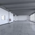 Modern Office Interior With Open Space Bookshelves Desk Office Chairs Large Windows And Plants