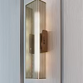 Modern Wall Lamps Minimalist Design With Metal Frame And Glass Shade For Home Decor