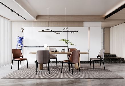 Modern Restaurant 3d model