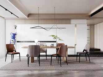 Modern Restaurant 3d model