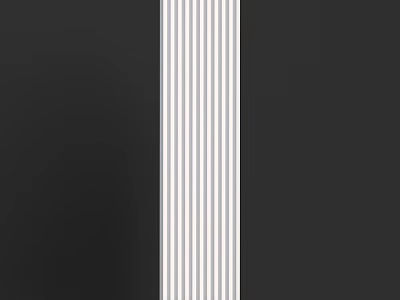 Modern Black and White Striped Wall Design for Interior Spaces 3d model