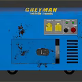 Grelman Blue Compact Portable Generator with Control Panel for Daily Household Use 3d model