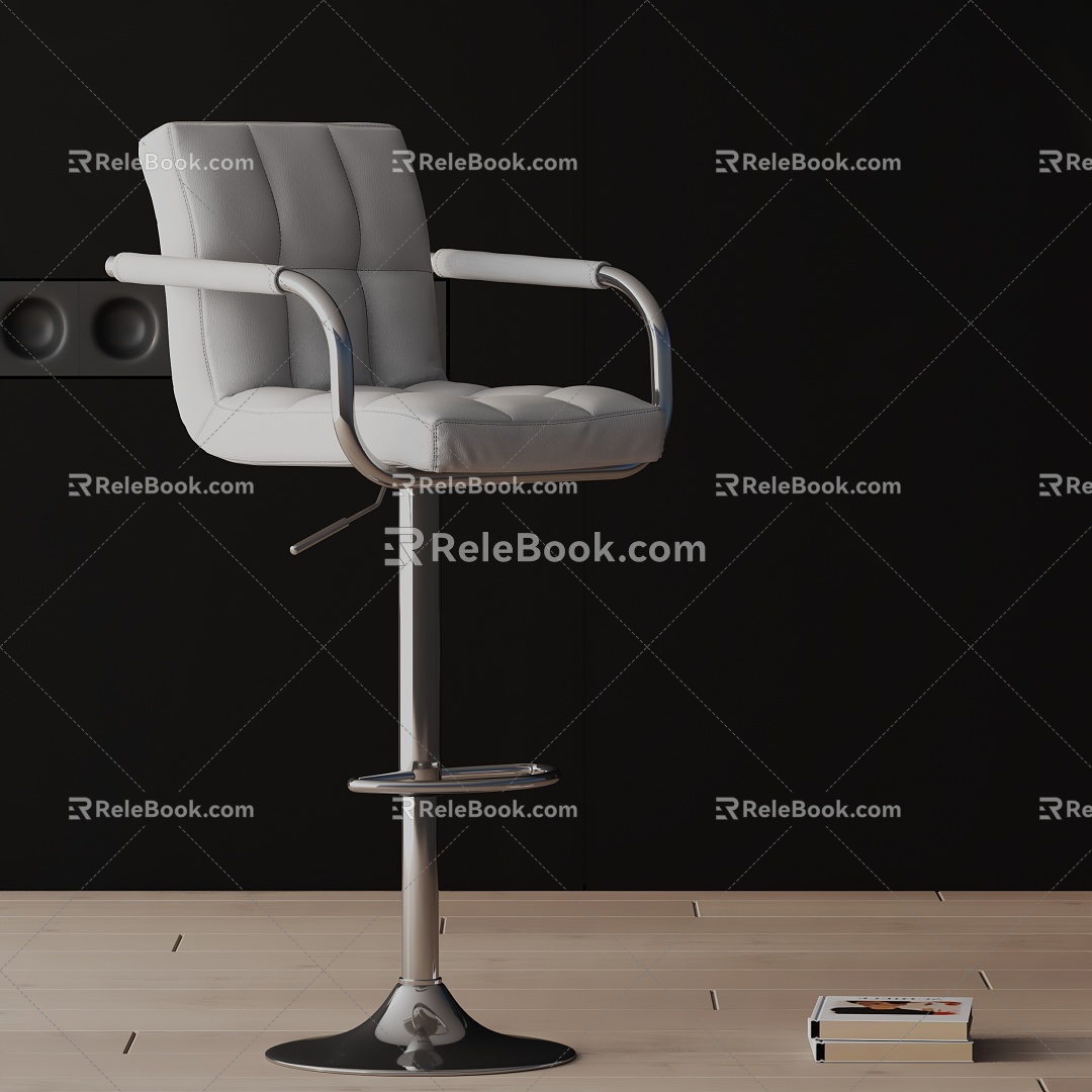 Modern Bar Chair 3d model