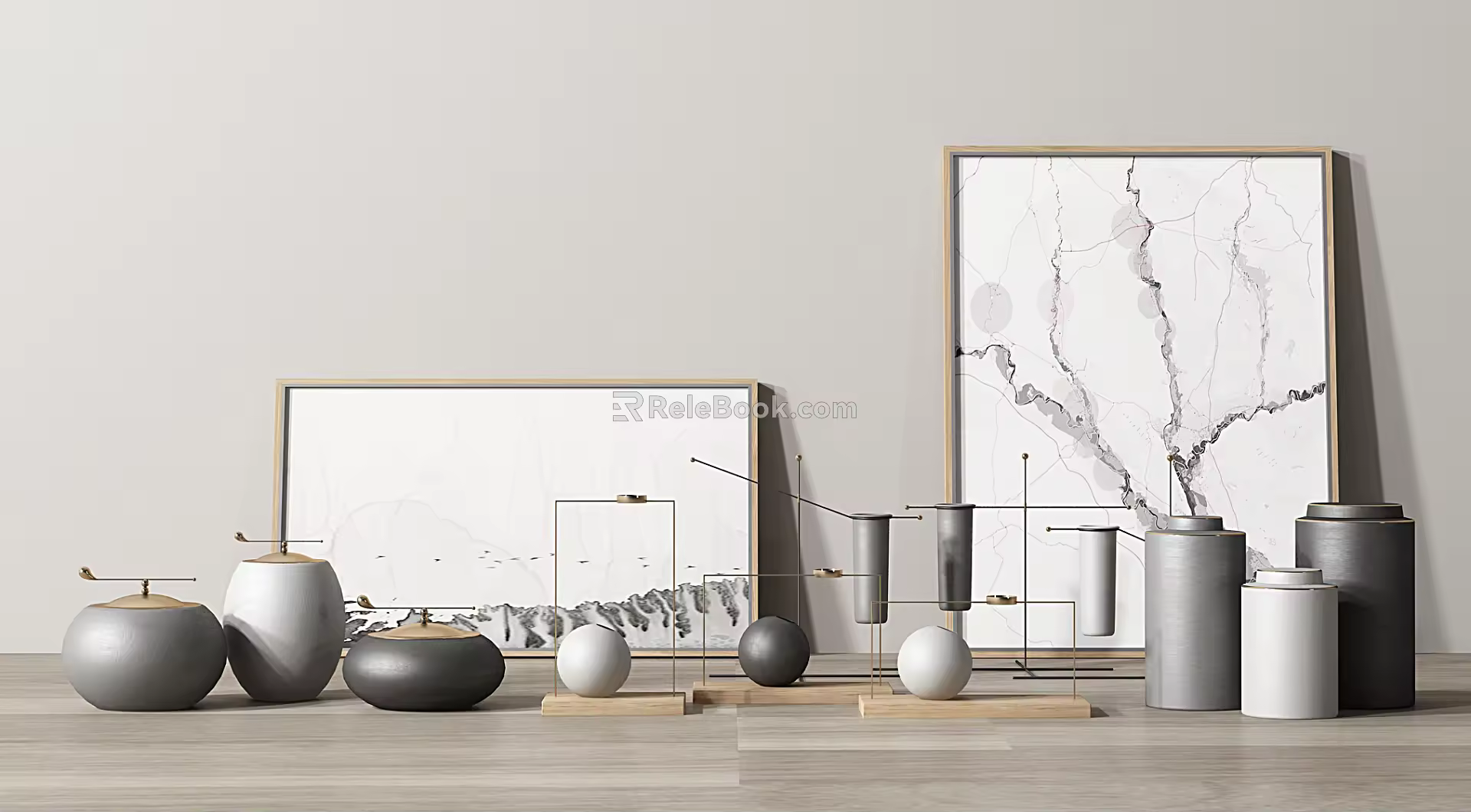 Nordic Ornaments Combination 3d model