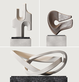 Modern Sculpture Ornaments 3d model