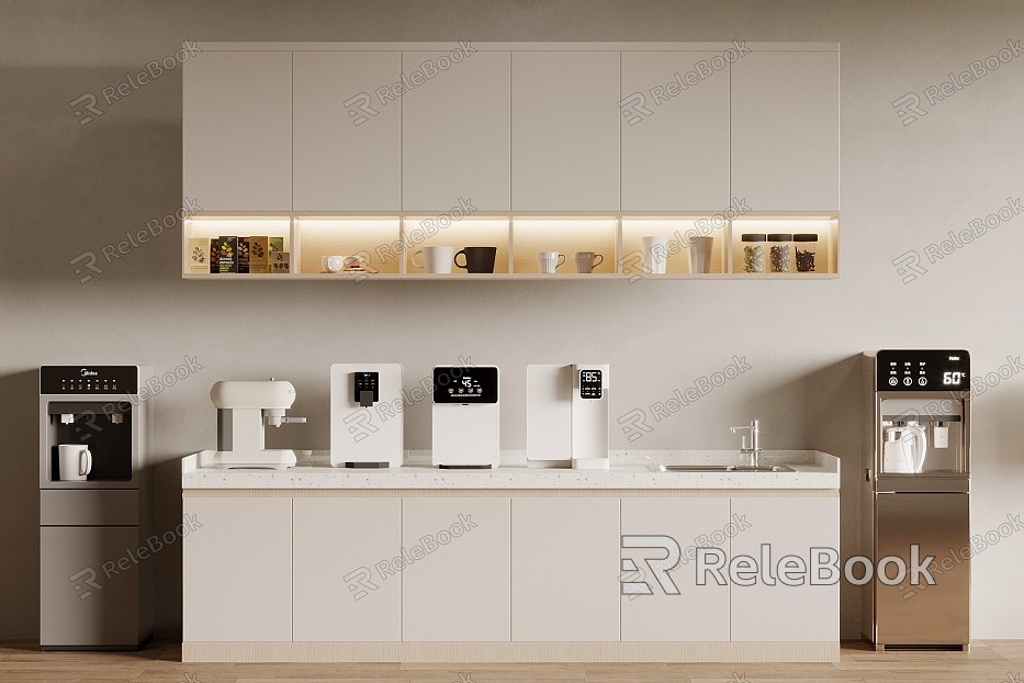 Modern Direct Drinking Machine Water Dispenser Coffee Machine Tea Cabinet model