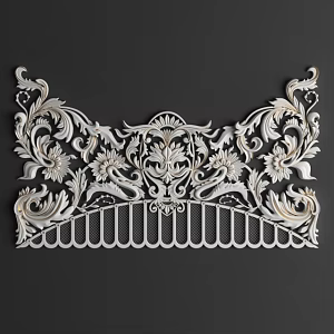 Carved 3d model