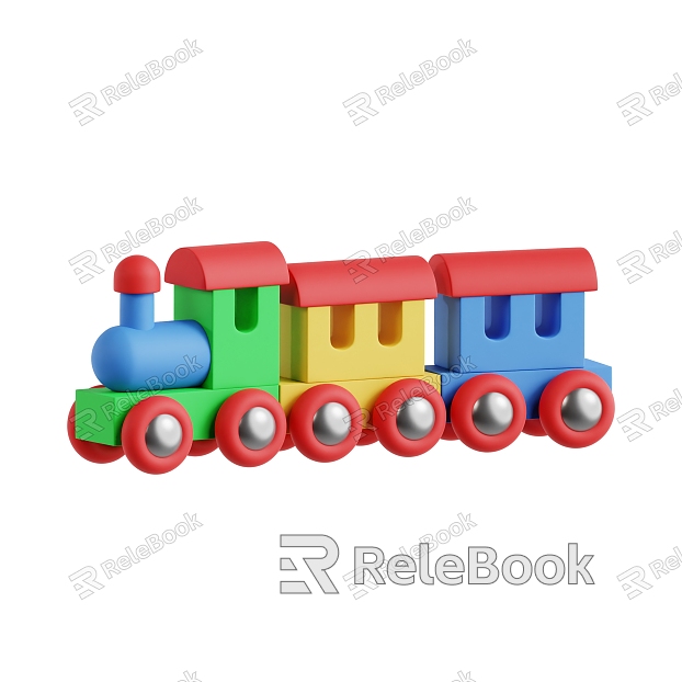 Small Train Toys Small Train Children's Toys Building Blocks Small Train model