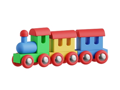 Small Train Toys Small Train Children's Toys Building Blocks Small Train model