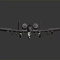 Gray Fighter Jet Model With Two Engines Missiles Under Wings And Red Tail Emblem
