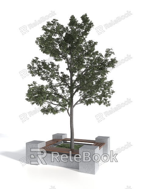 Modern Tree Pool Single Tree Pool model