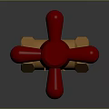 Brass Valve with Red Handle and 1/4 Inch Size as Essential Hardware Tool