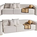 Modern Multiplayer Sofa 3d model