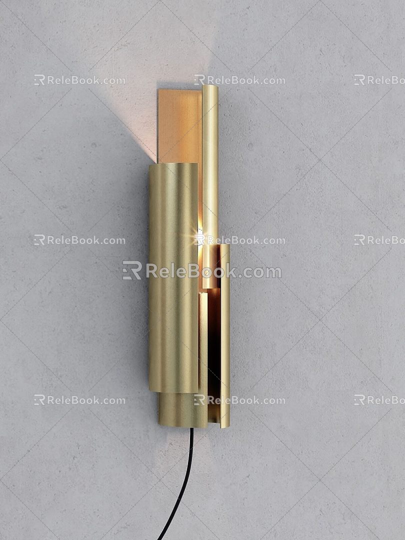 Italian modern wall lamp 3d model