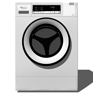 Modern washing machine 3d model