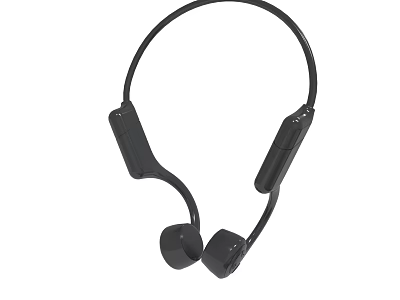 Wireless Bone Conduction Headphones With Open Ear Design And Comfortable Fit 3d model