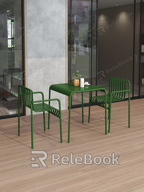 Table and Chair Outdoor Table and Chair Iron model