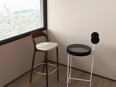 Modern Bar Chair Bar Chair Bar Stool 3d model