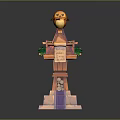 Mailbox mailbox tin mailbox old mailbox items 3d model