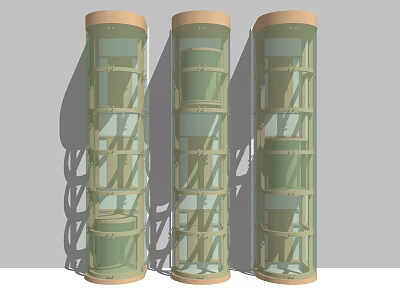 Modern Elevator Shopping Mall Sightseeing Elevator Lift 3d model