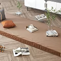 Modern Cushion Bay Window Cushion 3d model